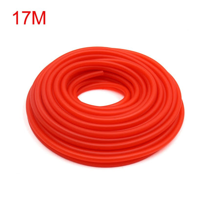 17M Long 5mm Inner Dia Petrol Hose Oil Fuel Line Tube for Motorcycle Scooter