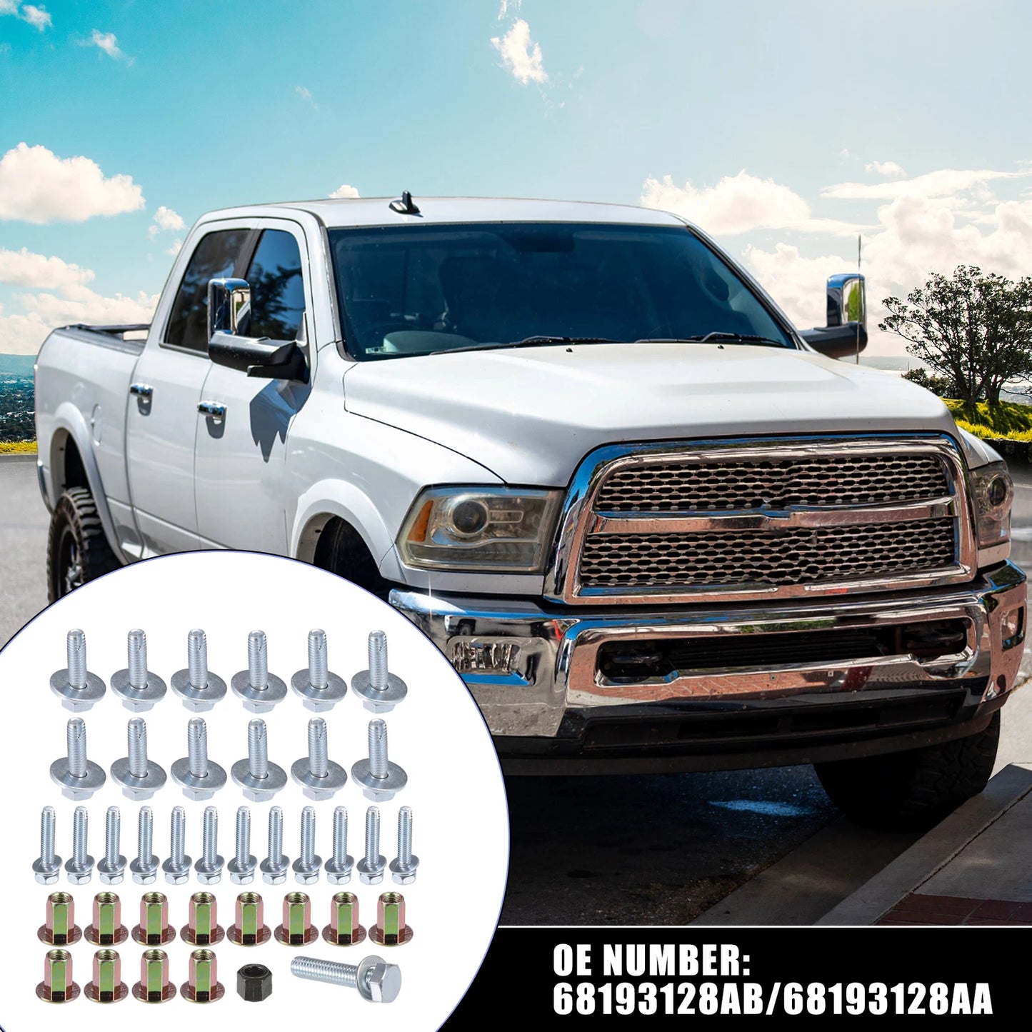 Pedal Screw Mountings for Dodge Ram 1500 2500 1 Set