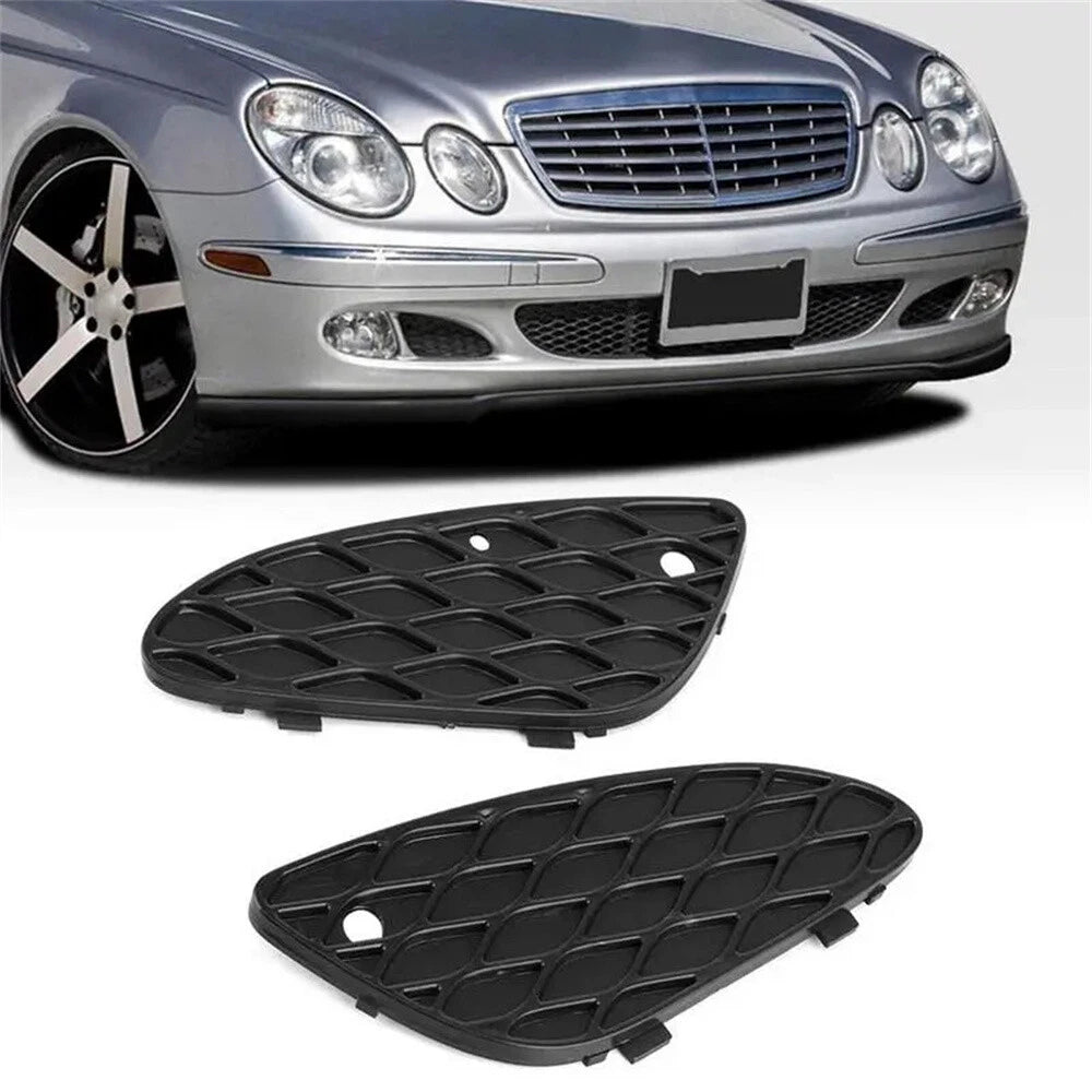 Front Bumper Cover Mesh Grille for Benz W211 E-Class (2003-2009)