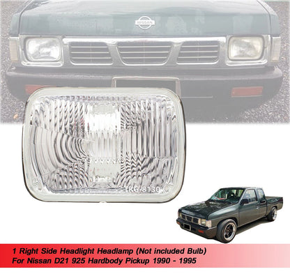 RH Headlight for Nissan D21 1990-1995 (2 x Headlamps)