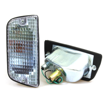 Front Turn Signal Lights Clear for Datsun 620 Utility 1972-1979