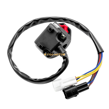 Left Handlebar Start/Run Switch Headlight for Yamaha Raptor 700/700R