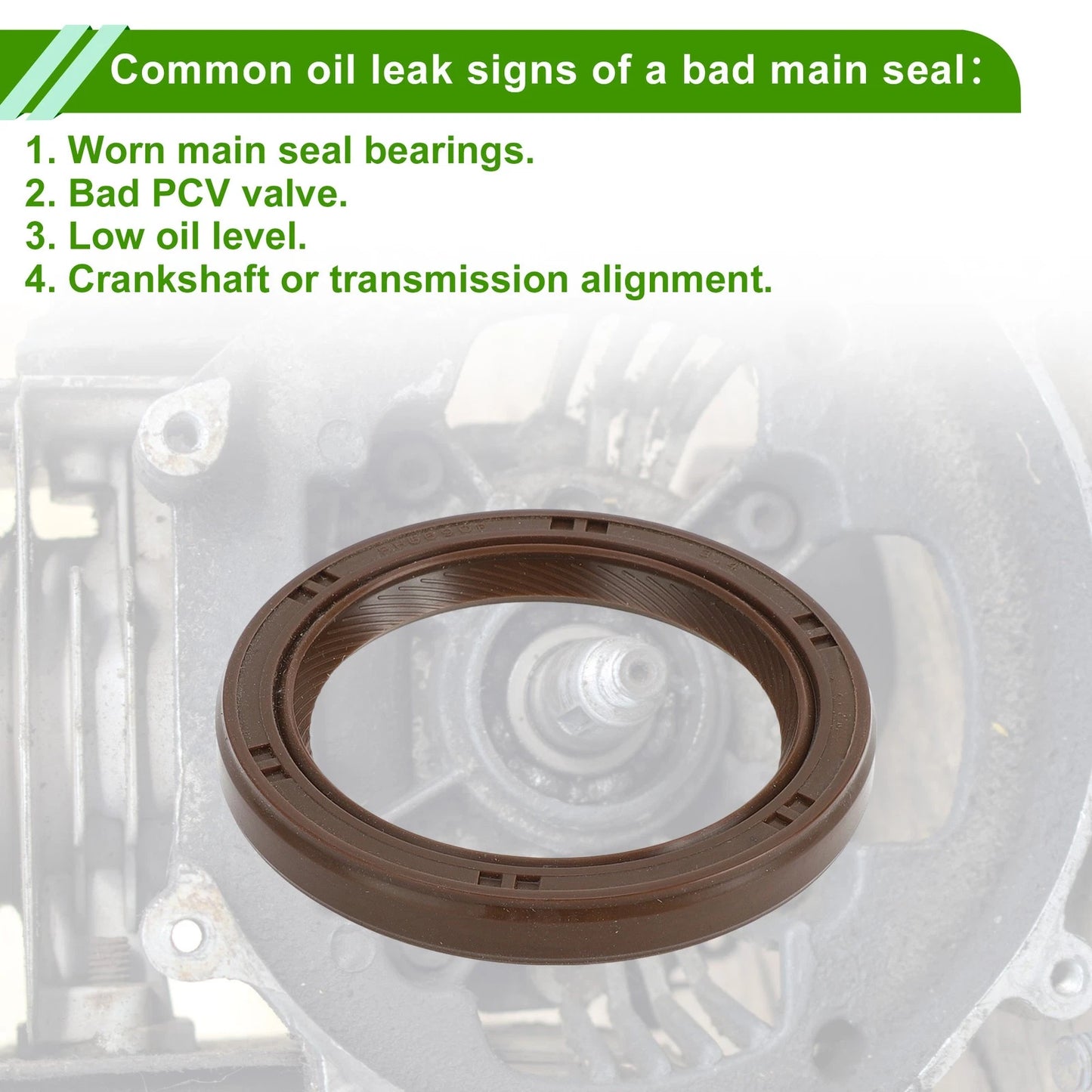 Crankshaft Oil Seal for Mitsubishi Eclipse Galant Montero (1995-2005)