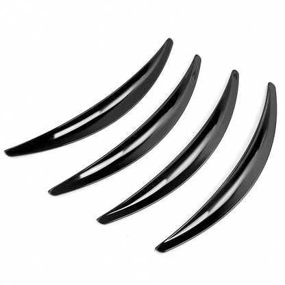 4 x Glossy Black Wheel Eyebrow Arch Trim for Car Fender Flares