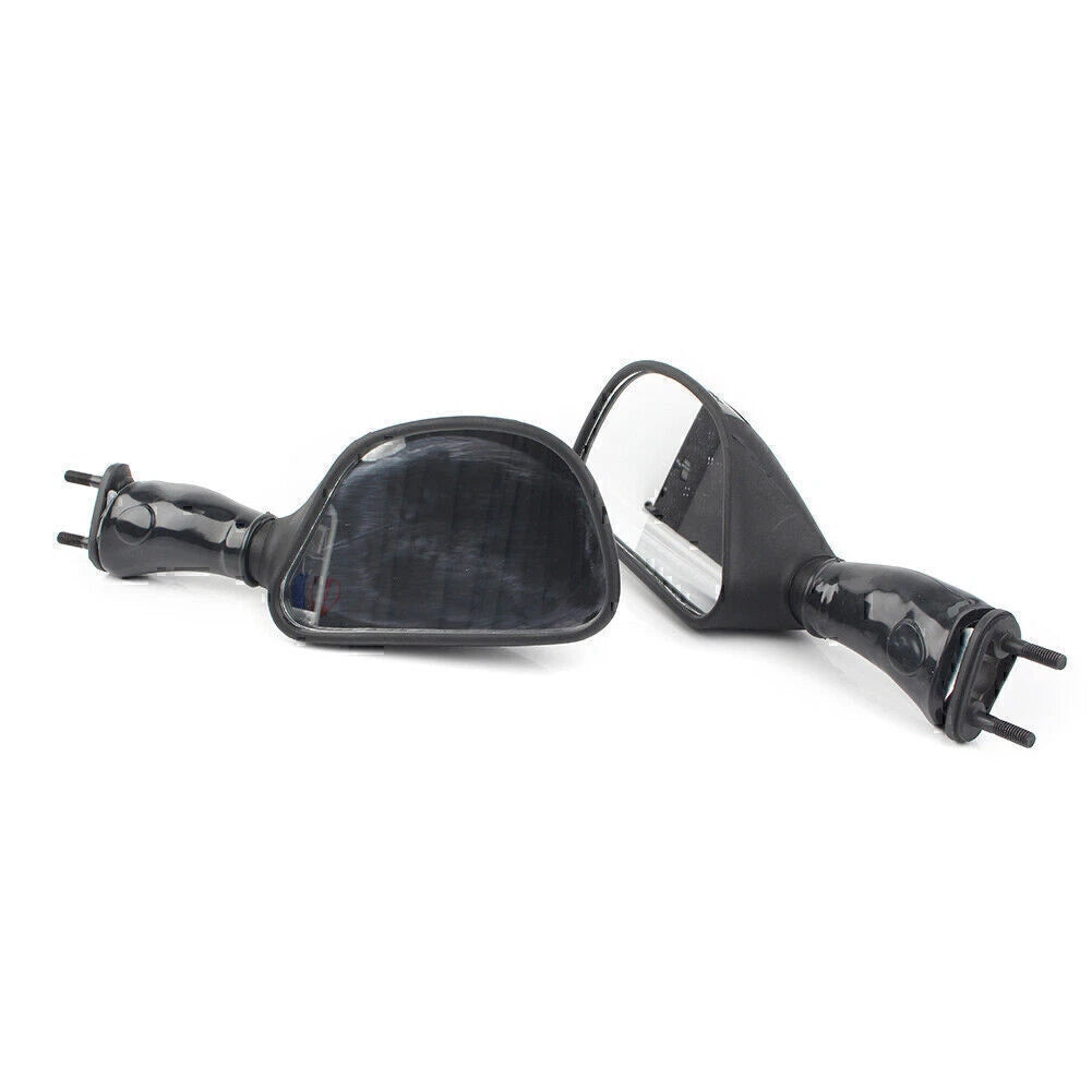 L&R Rear View Mirrors for Kawasaki Ninja 650R ZX6R ZX9R Black (2006-2008)