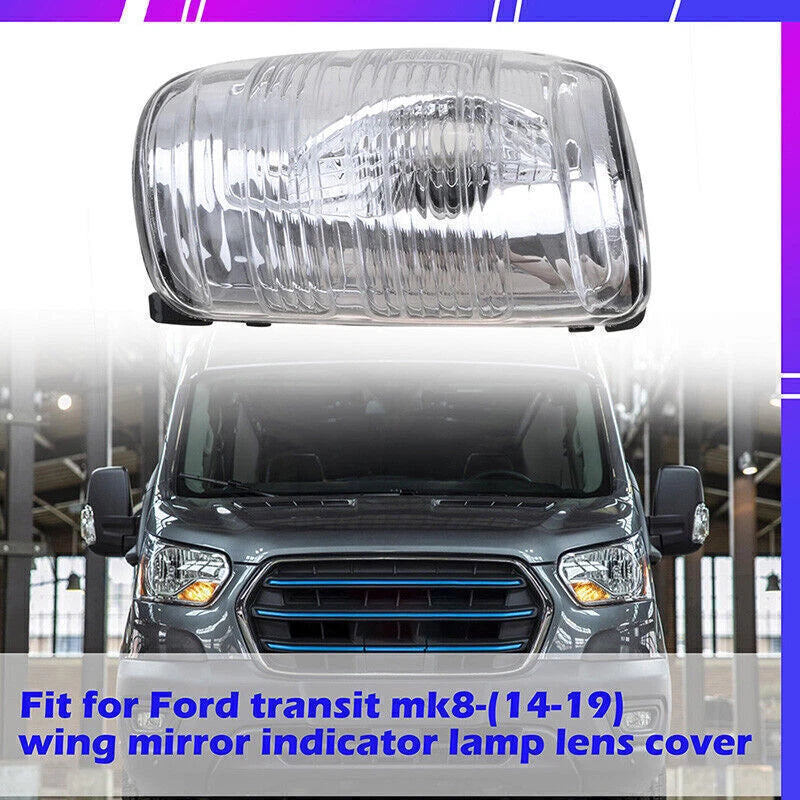 Left Side Clear Turn Signal Light Lens for 2015-2021 Ford Transit Cargo