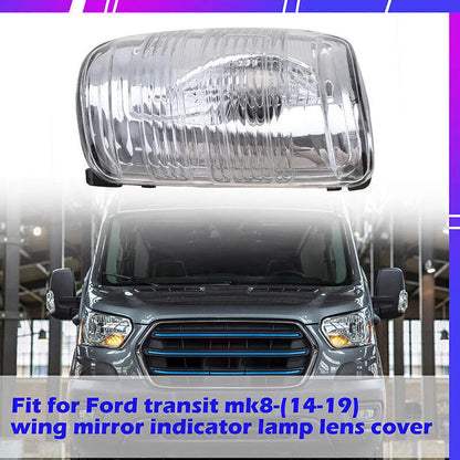 Left Side Clear Turn Signal Light Lens for 2015-2021 Ford Transit Cargo