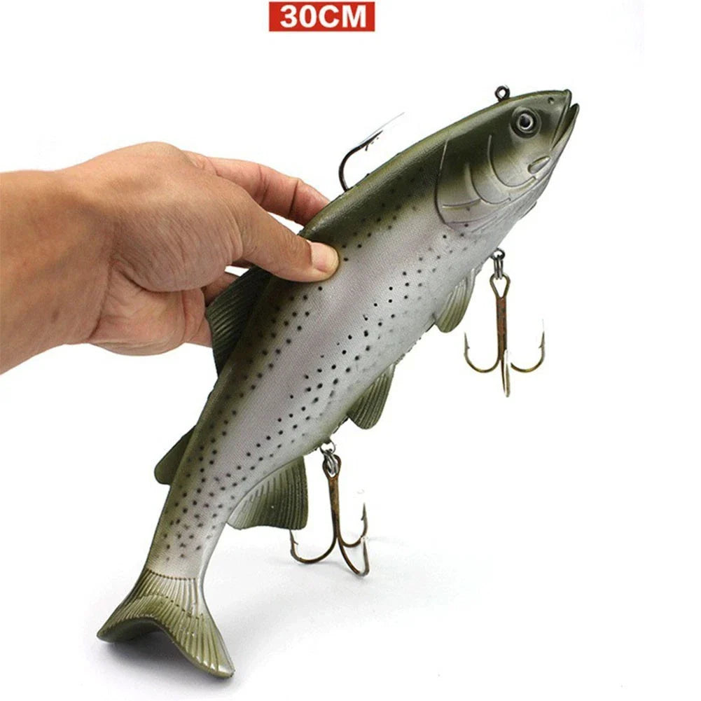 Soft Body Fishing Lure with Silicone/Steel for Enhanced Performance