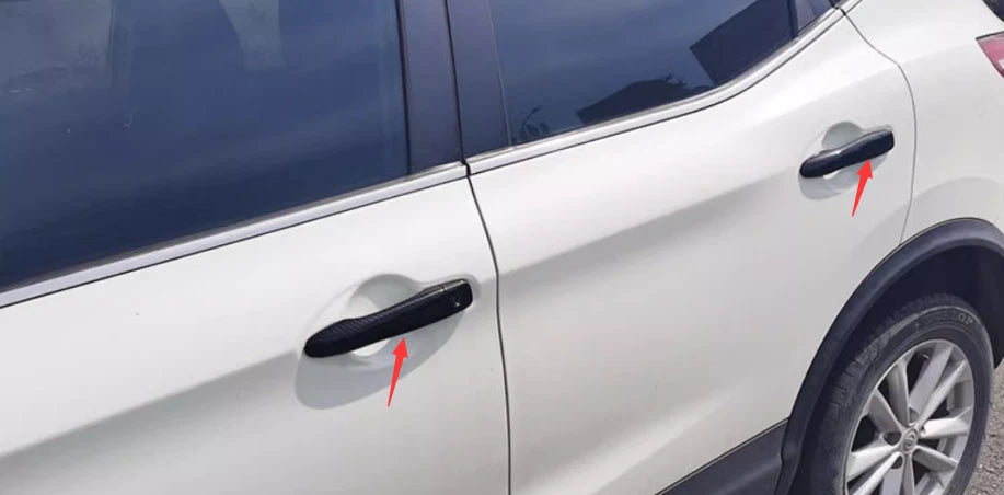 Carbon Fiber Door Handle Cover Trim for Nissan X-Trail Rogue (2014-2020) 8 x PCS