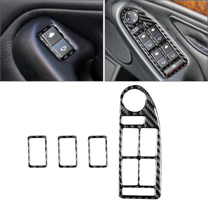 Carbon Fiber Window Lift Switch Button Cover for BMW 5 Series M5 E39 (1996-2003)