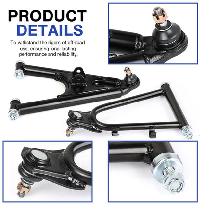 Front Upper/Lower A-Arm Set for Yamaha Banshee 350 YFZ350 (1987-2006)