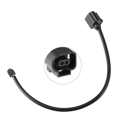 Front Brake Pad Sensor for Porsche Panamera Plastic Rubber Black 1 Pcs