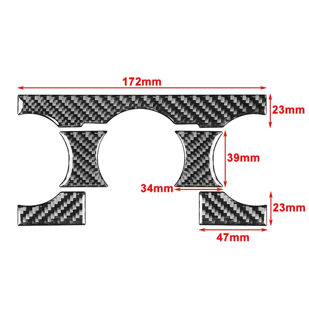 Carbon Fiber AC Climate Control Panel Cover Trim for Chrysler 300 300C (2005-2010)