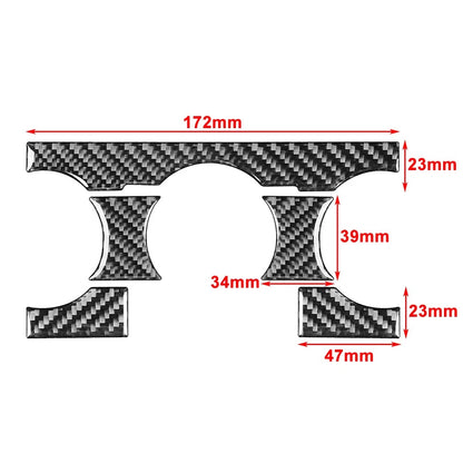 Carbon Fiber AC Climate Control Panel Cover Trim for Chrysler 300 300C (2005-2010)