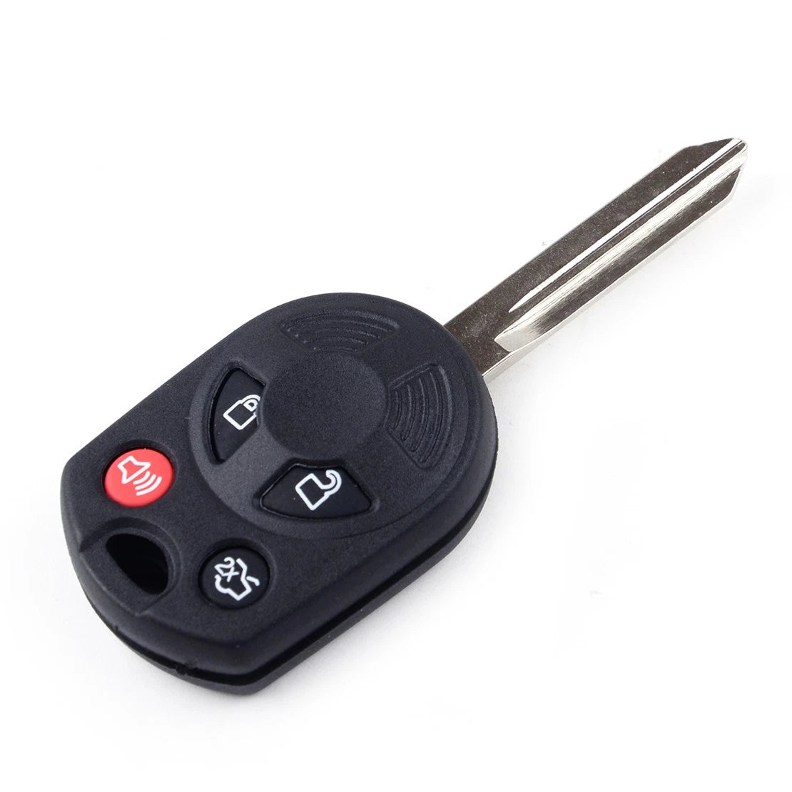 4 Button Key Shell Cover Uncut Blade for Ford Focus Edge Escape Mercury