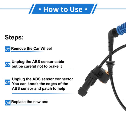 ABS Wheel Speed Sensor for BMW 325Ci (2001-2006) Front Right