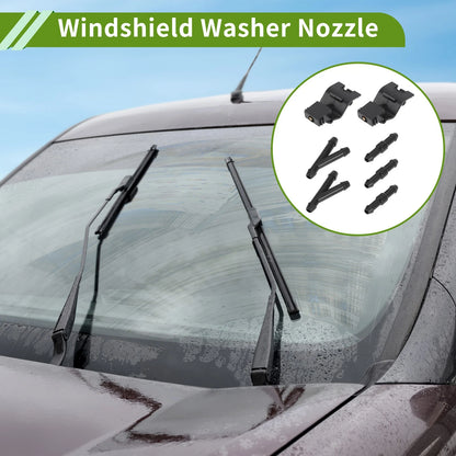 Windshield Washer Nozzle / 1 Set / Nozzle With Hose Connector for Toyota