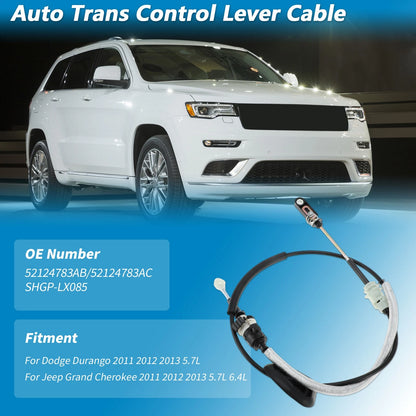 Auto Trans Gear Shifter Cable for Jeep Grand Cherokee 2011-2013 5.7L