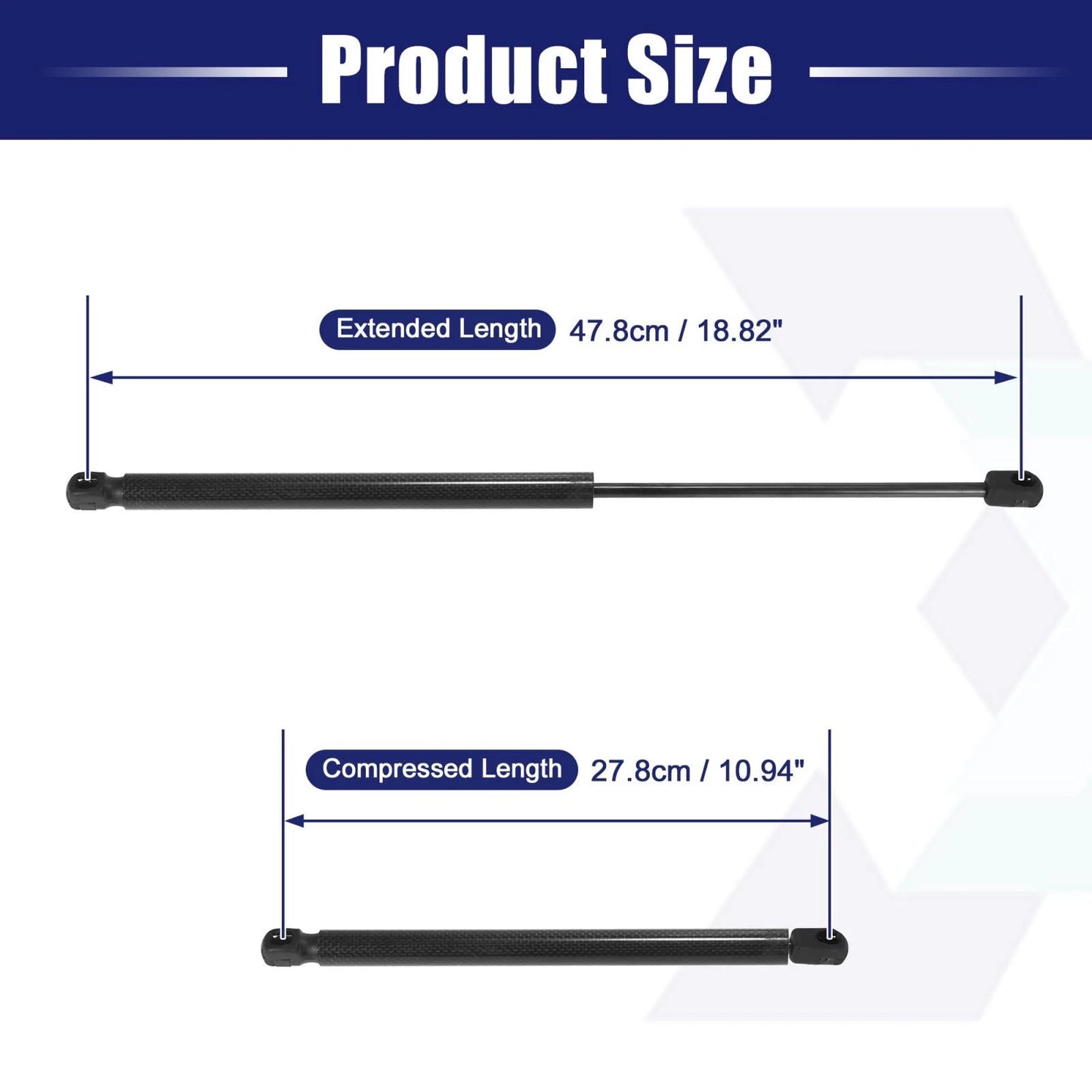 Front Hood Lift Supports Struts Gas Spring for Dodge Ram
