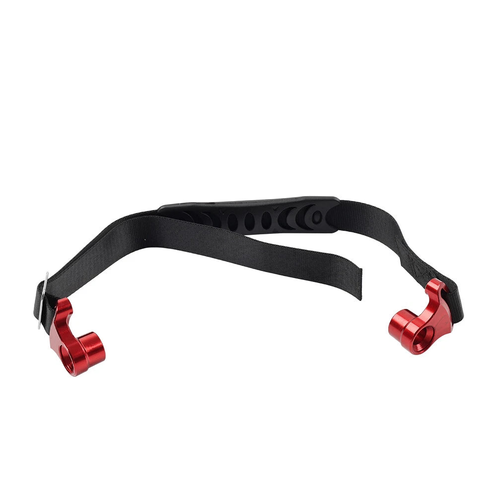 Rear Seat Rescue Pull Strap Sling Belt for Honda & Suzuki Dirt Bike Red