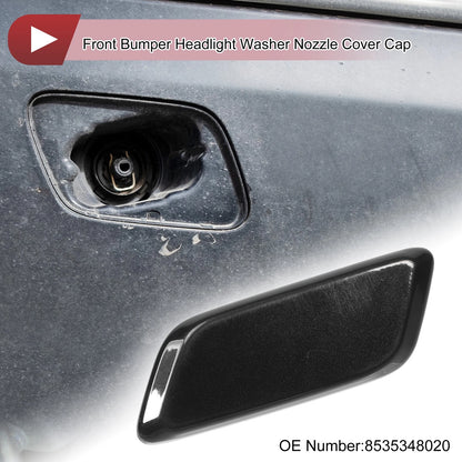 Bumper Headlight Washer Nozzle Cap for Lexus RX350 (2013-2015) Black