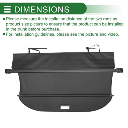Cargo Cover for Subaru Outback 5 Seat (2016-2019)