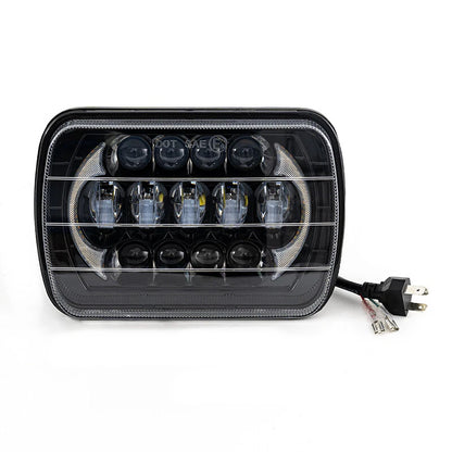 Brightest 5x7" 7x6" Rectangle LED Hi/Lo Headlight Assembly for Universal Vehicles