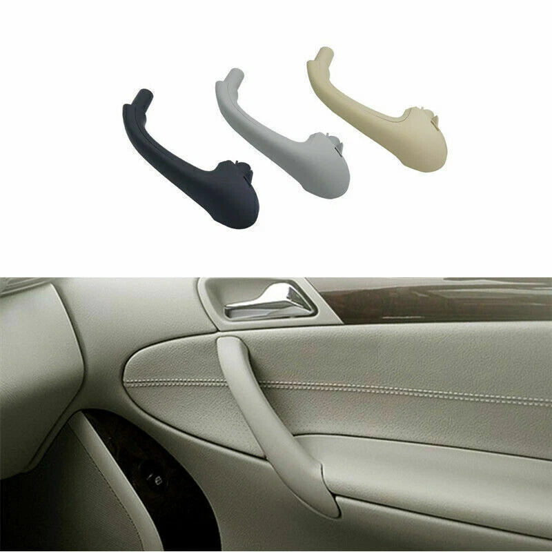Black Interior Door Pull Handles for Mercedes-Benz W203 C-Class (2001-2007)