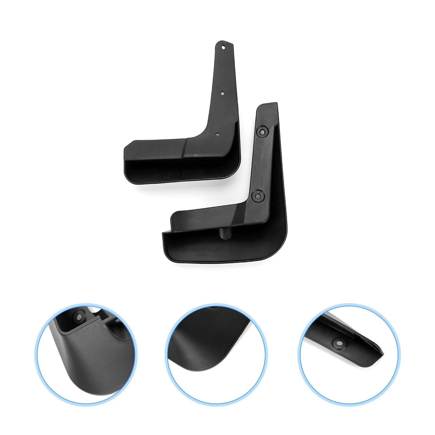 Front & Rear Mud Flap Splash Guards for Hyundai Sonata (2017)