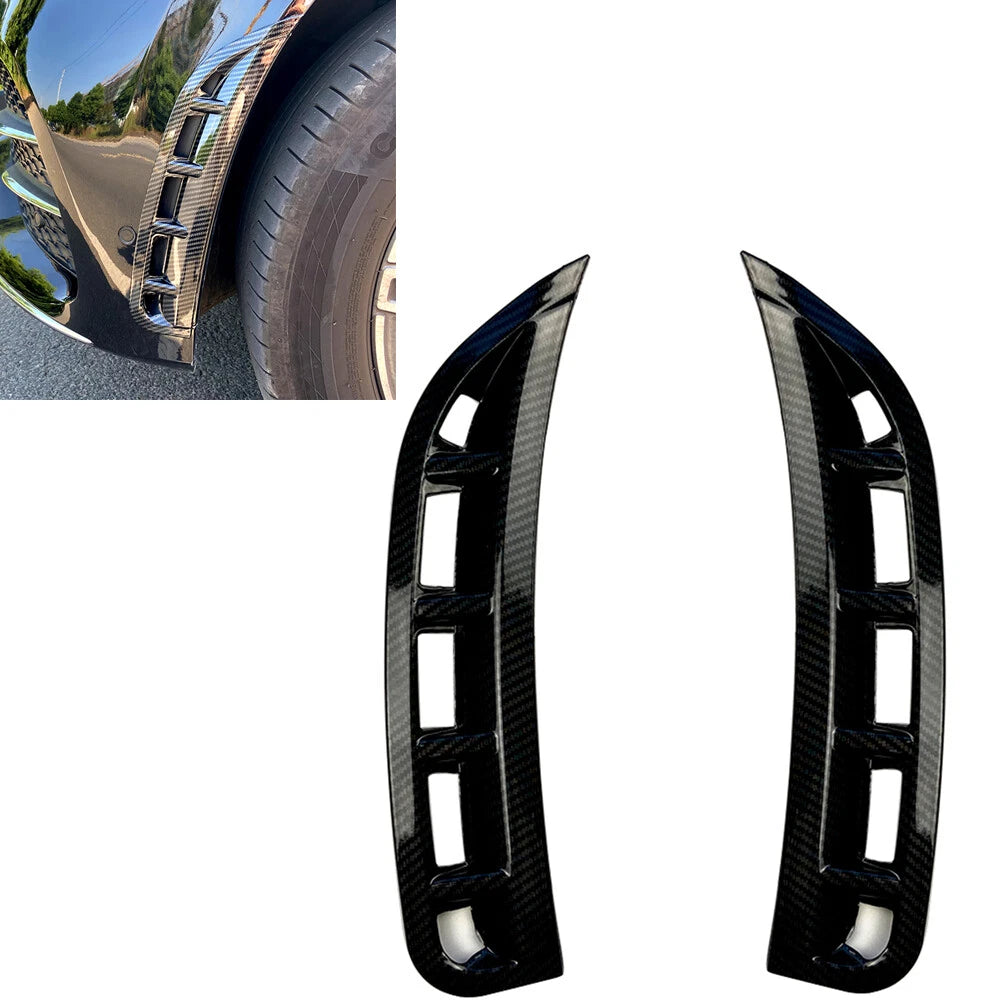 Carbon Fiber Front Bumper Vent Trim for Benz GLE350 GLE450 (2020-2023)