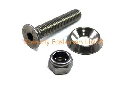 Stainless Kneel Washer Screw for Tony Kart OTK
