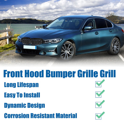Front Hood Bumper Grille for BMW 330i 330e M340i XDrive G20 (2019-2023)