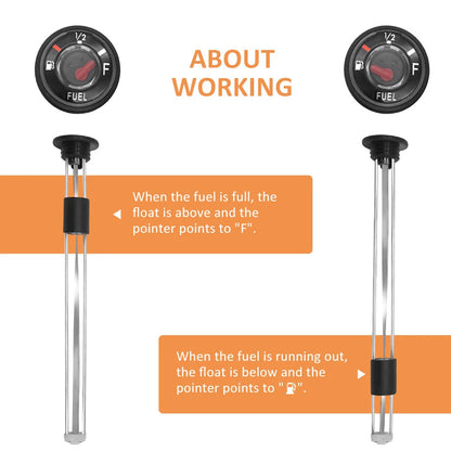 Gas Tank Level Gauge 2x4 4x4 for Suzuki Eiger 400 LT-A400 (2002–2007)