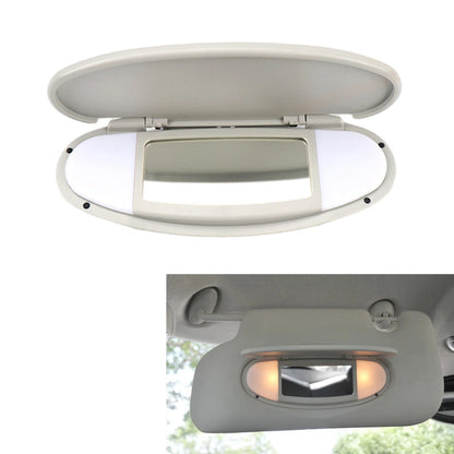 1x Gray Sun Visor Mirror Cover for Mini Cooper R55 R58 R60 (2007-2014)