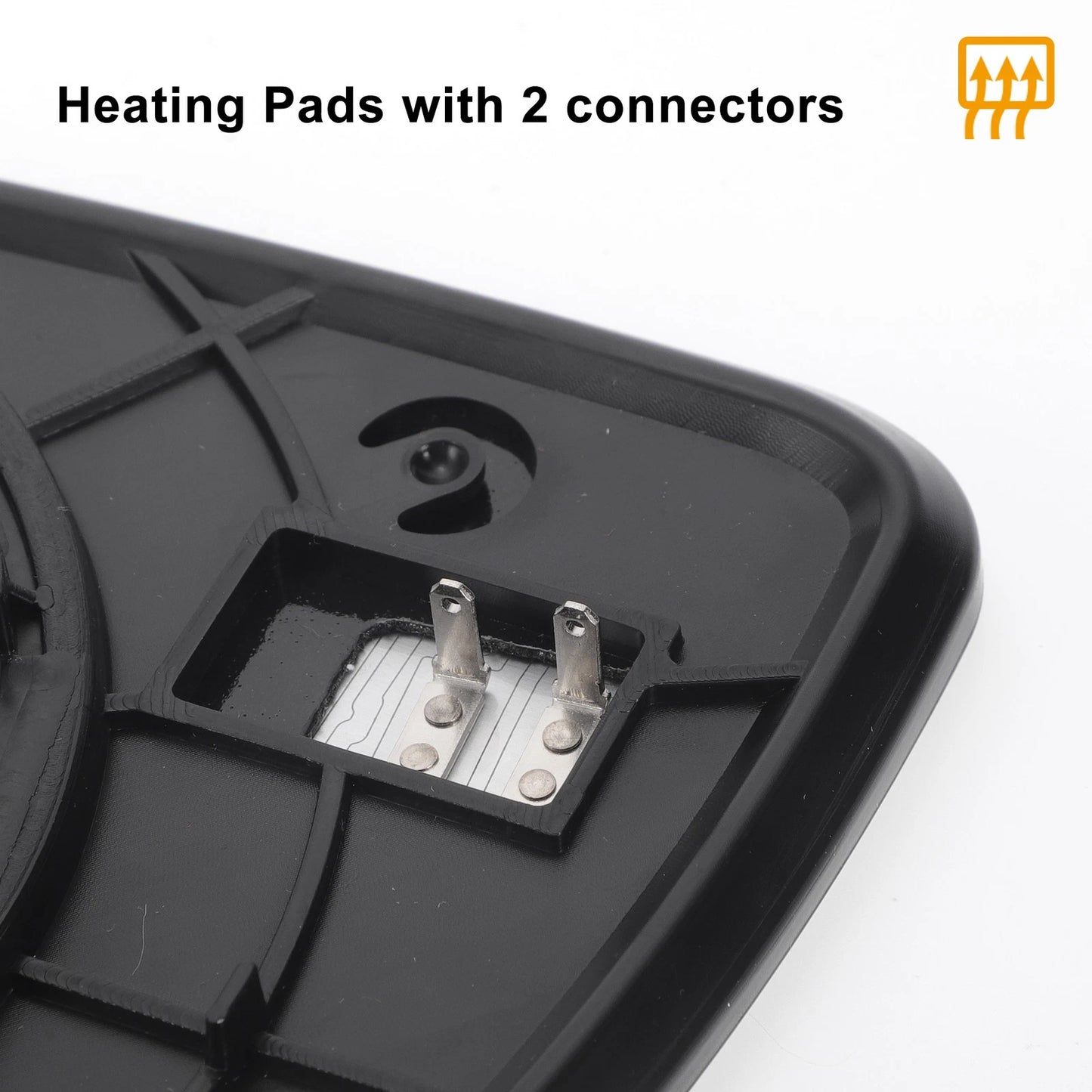 Right Side Heated White Mirror Glass for KIA Ceed (2009-2012)