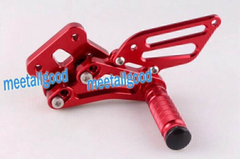 Adjustable Rearsets Foot Pegs for Suzuki GSXR 600 750 K8 (2008-2009) Red