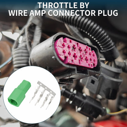 7 Pin Throttle By Wire Amp Connector Plug Female Wire Terminal for Harley
