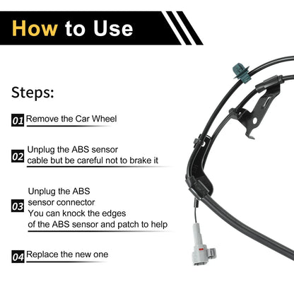 ABS Wheel Speed Sensor for Toyota Tacoma Front Left (2016-2019)