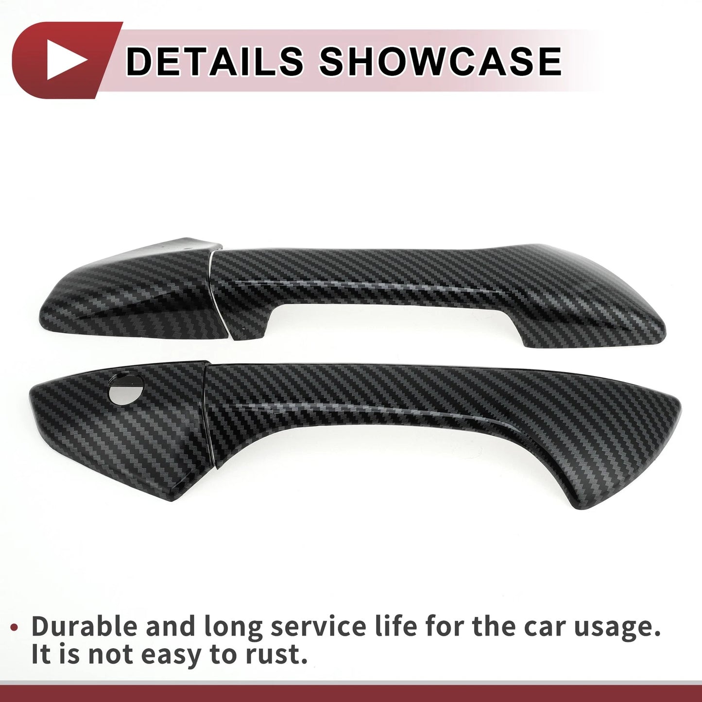 Car Door Handle Covers  for Honda Accord (2008-2012) Black ABS