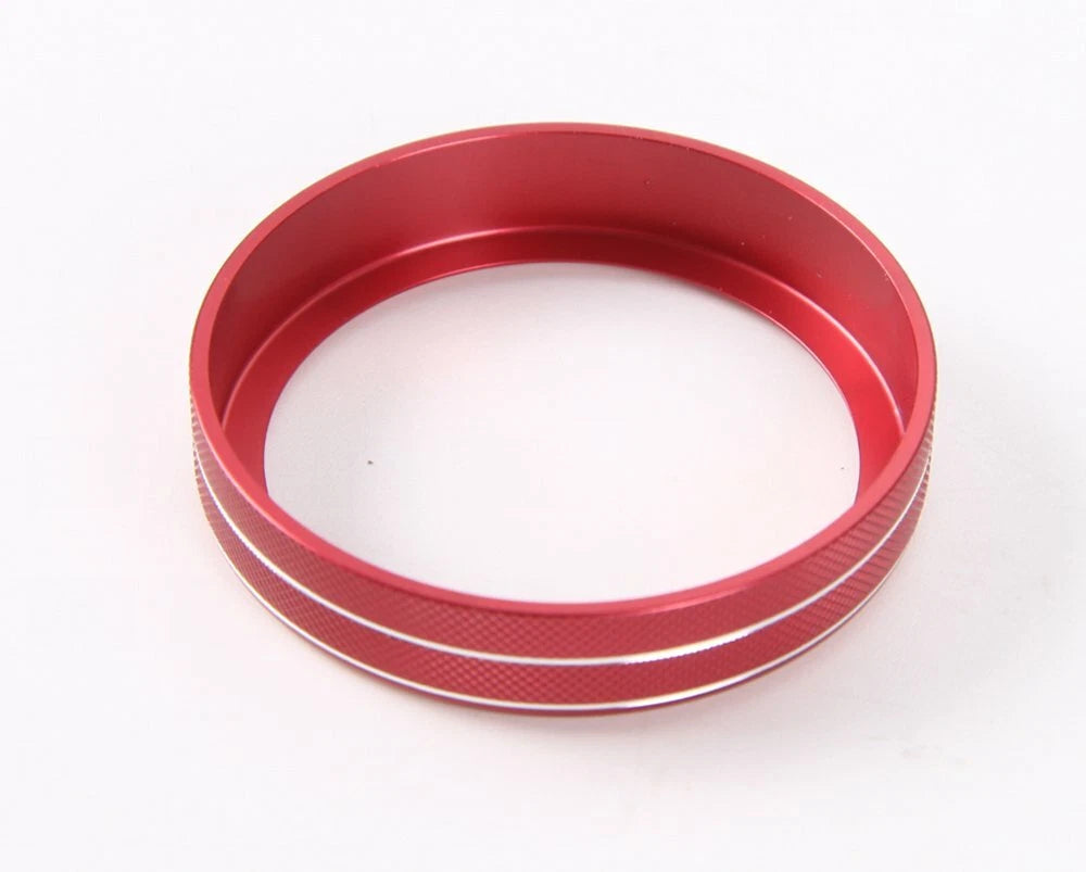 6Pcs Air Conditioner Buttons Audio Knob Ring Trim Fit For Ford F150 2016-2018
