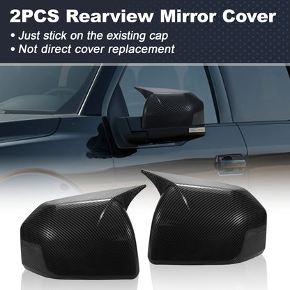 2 x Left Right Side Rear View Mirror Covers for Ford F150 (2015-2020)