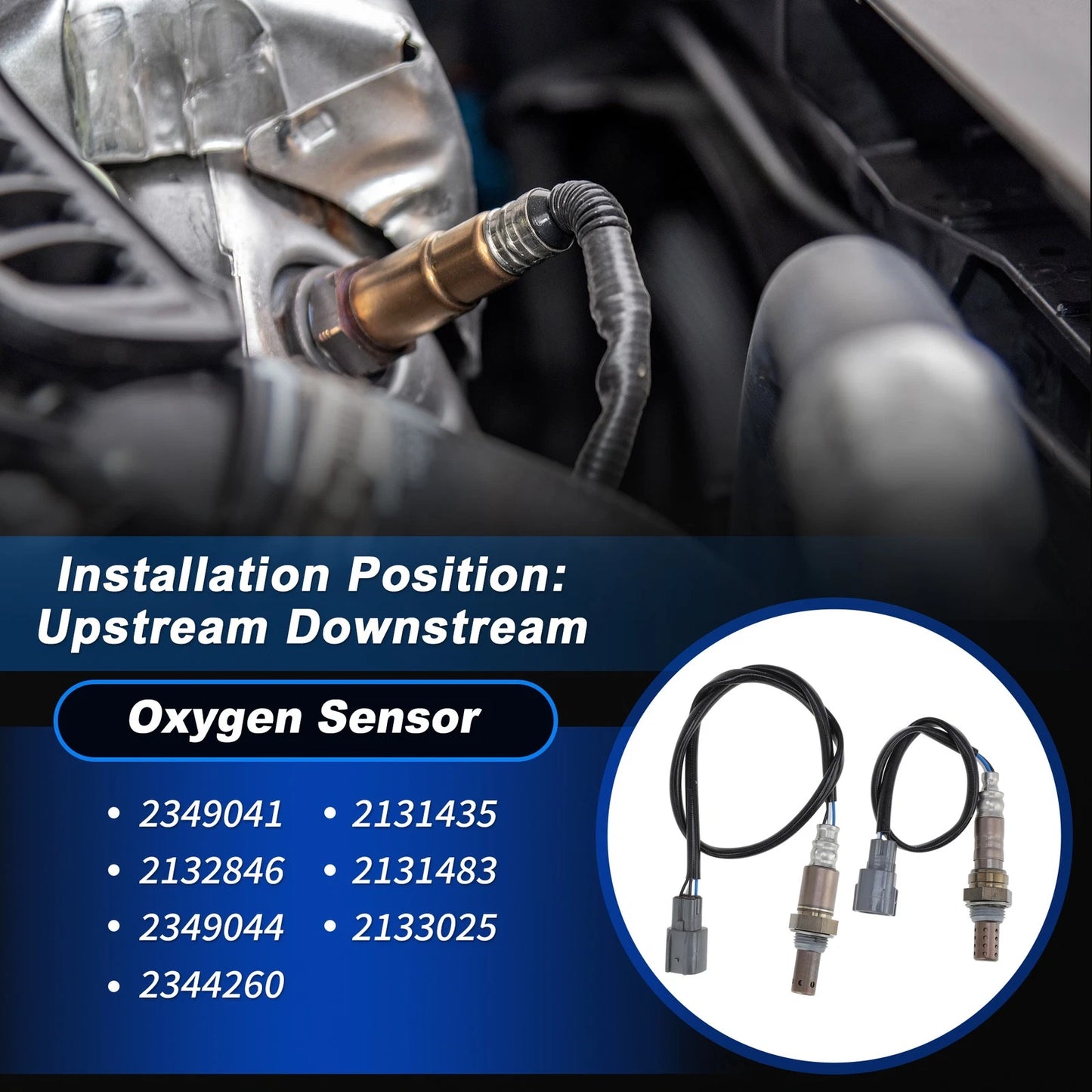 2 x Upstream/Downstream Oxygen Sensor for Toyota Camry (2003–2011)