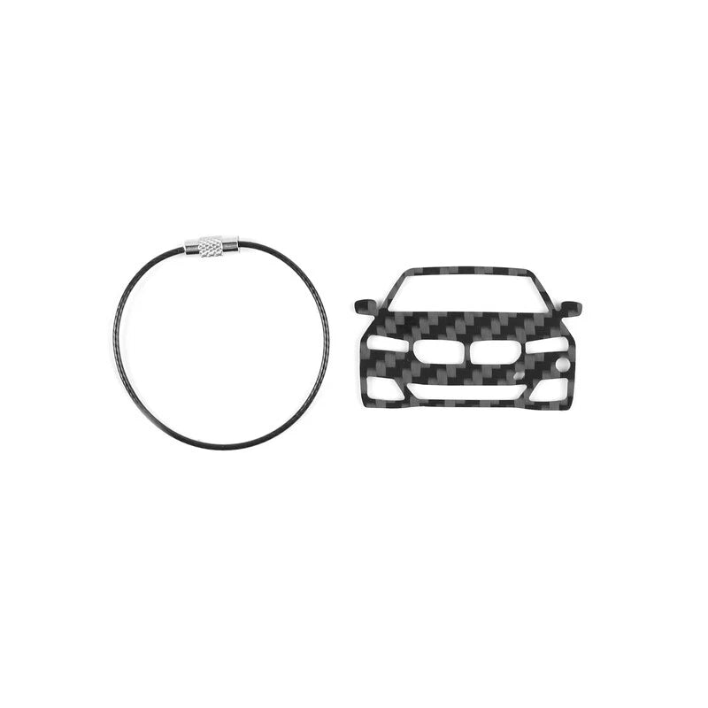 Carbon Fiber Key Ring Gift Car tuning Stylish Car Decor For BMW G30G38 2021-2023