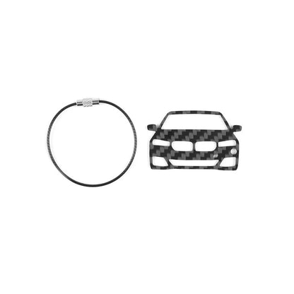 Carbon Fiber Key Ring Gift Car tuning Stylish Car Decor For BMW G30G38 2021-2023