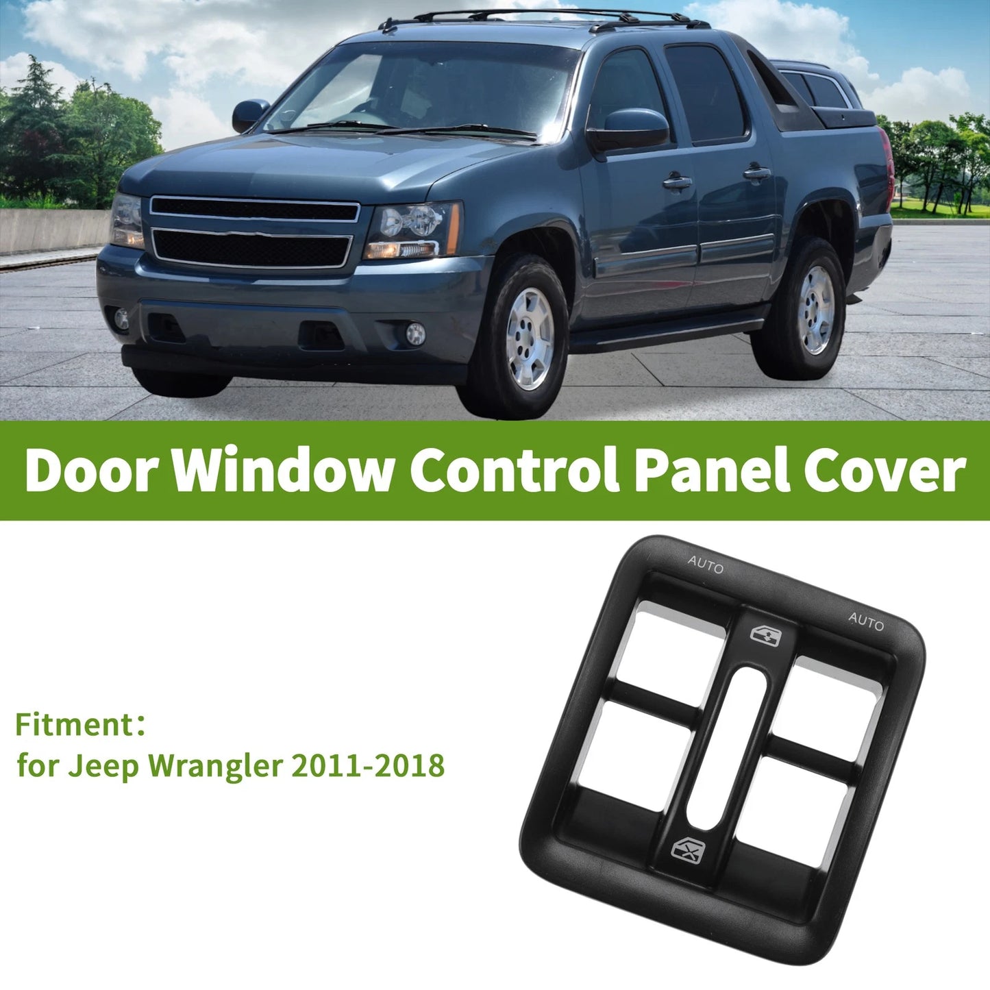 Window Switch Bezel Cover for Jeep Wrangler (2011-2018)