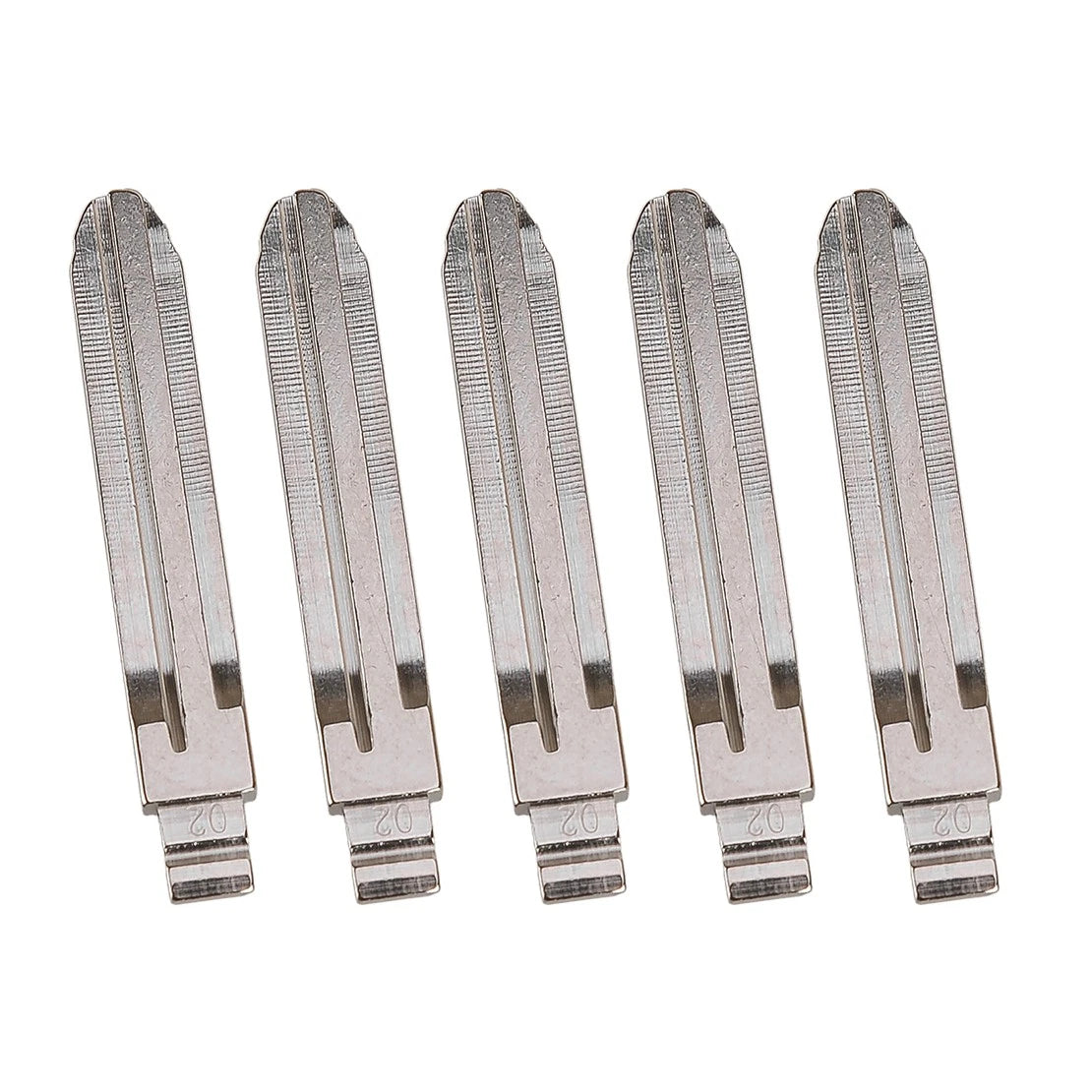 10pc Metal Flip Key Blanks for Toyota Car Remote Replacement