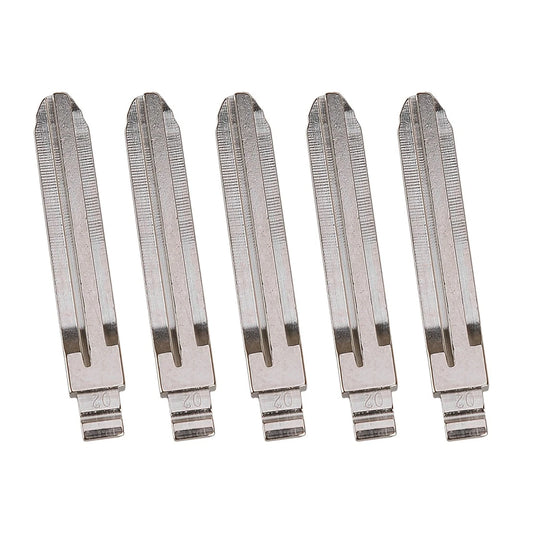10pc Metal Flip Key Blanks for Toyota Car Remote Replacement