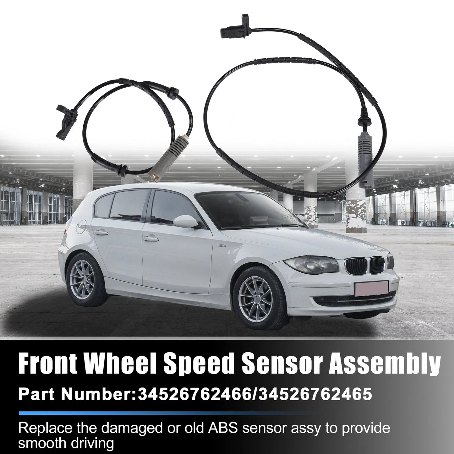 4 x ABS Wheel Speed Sensors for BMW 125i (2008-2013)