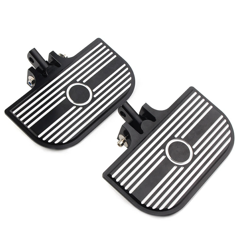 Passenger Floorboards Pedal Pads for Harley Heritage Springer Low Rider