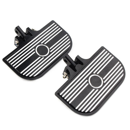 Passenger Floorboards Pedal Pads for Harley Heritage Springer Low Rider